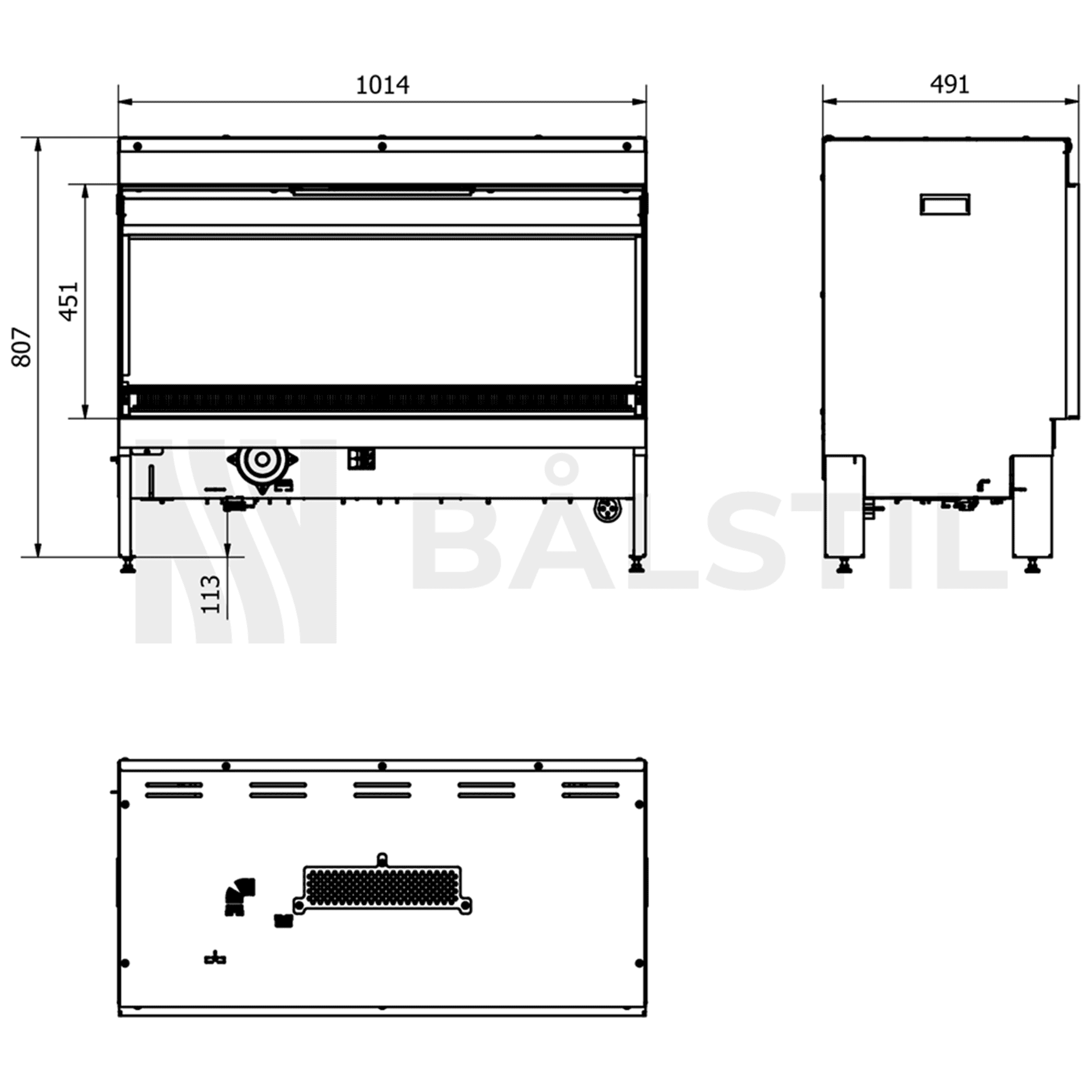 Kominek elektryczny Ellectra