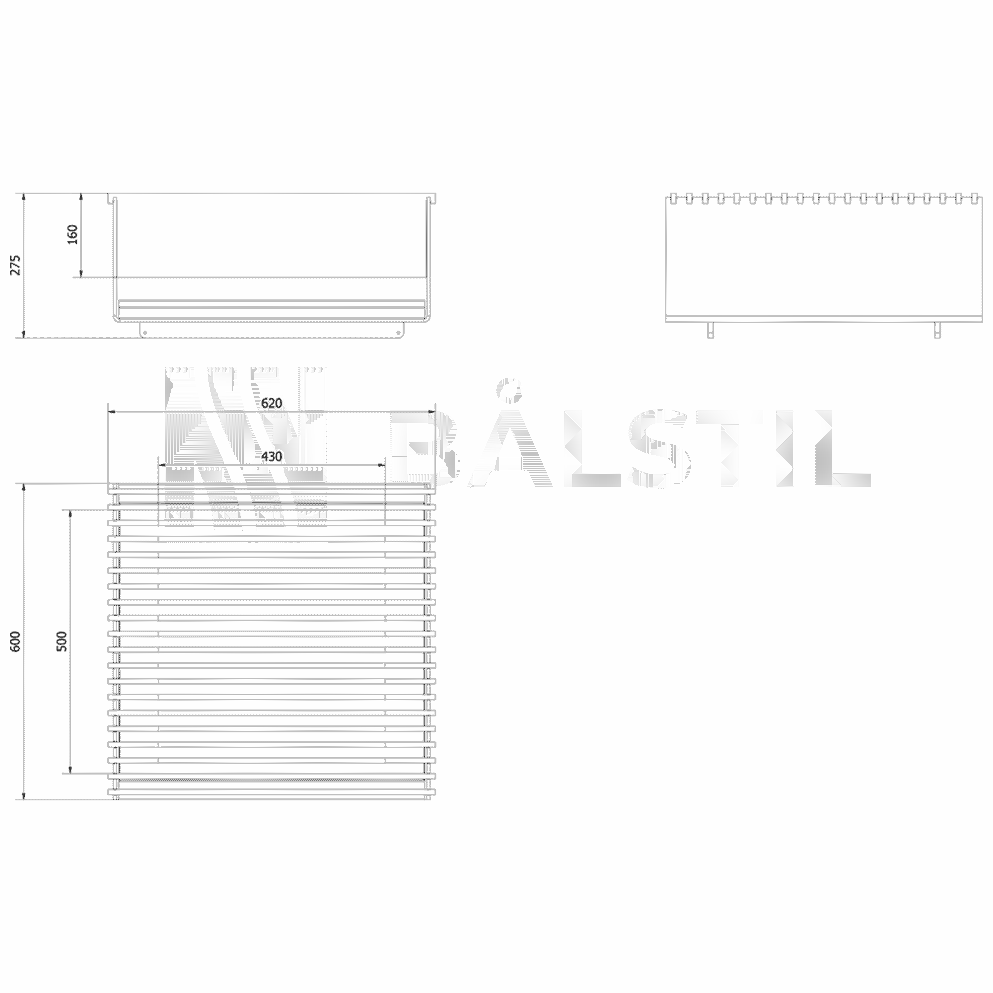 Ember S Garten-Feuerstelle 620X600X275