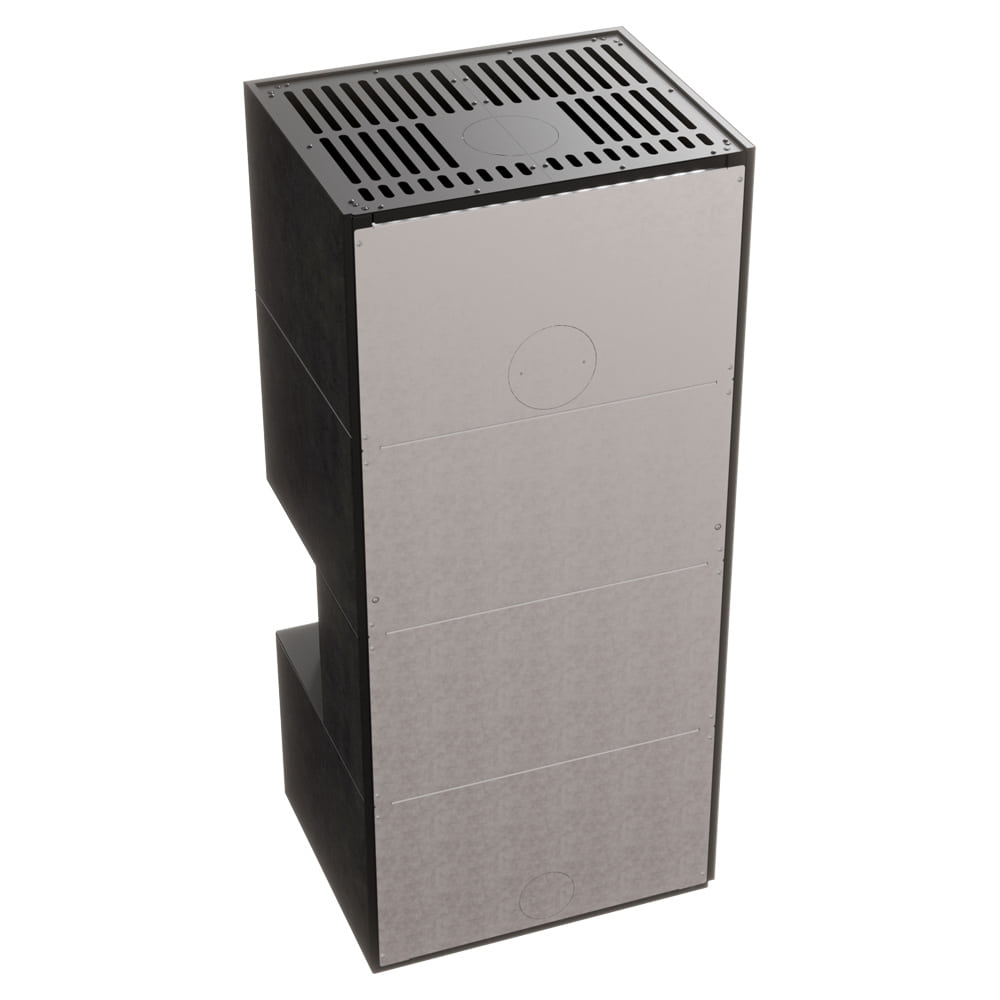 Luftkamin MILANO/680/280 Fokos Grafite