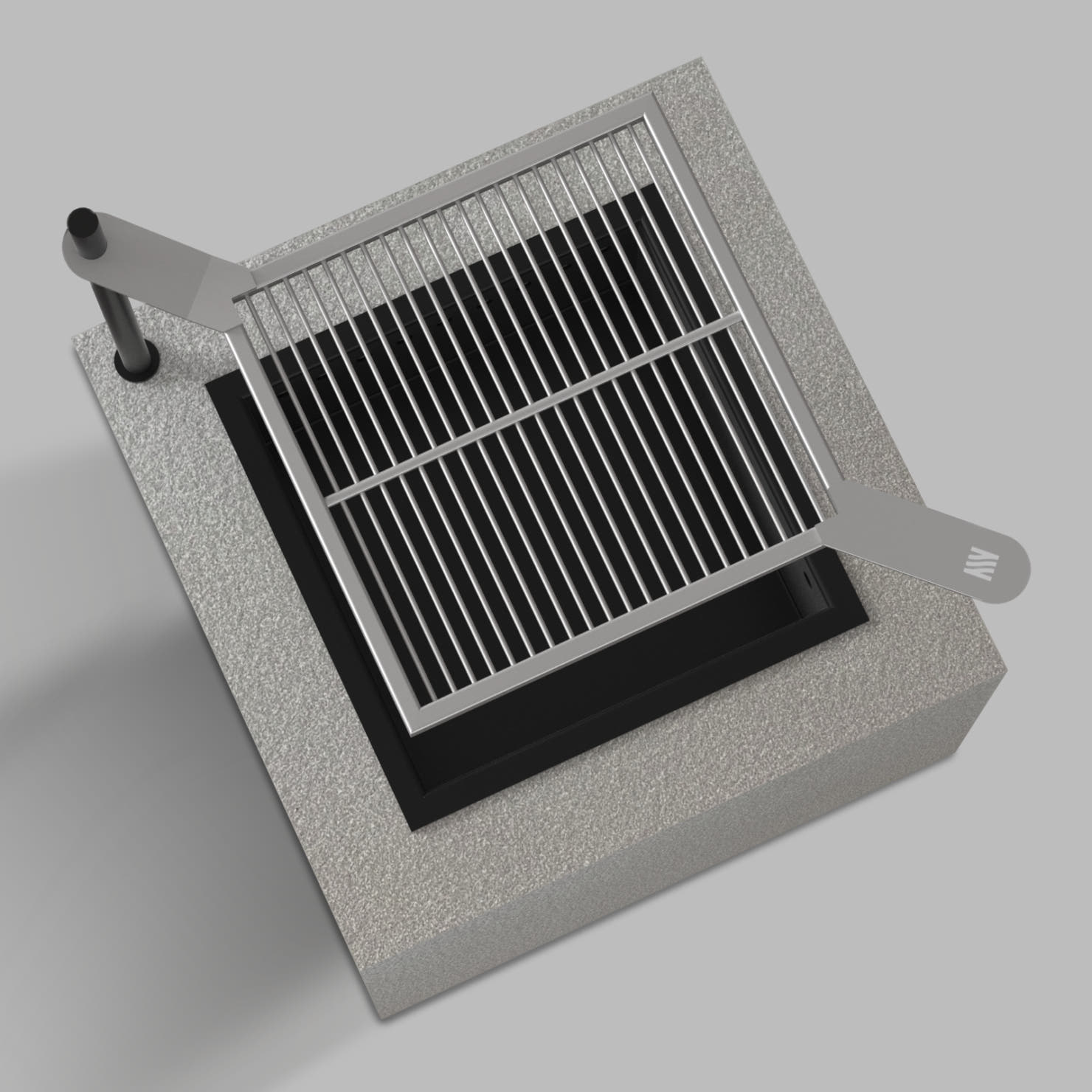 GRILL/SÄULE/55/55/40