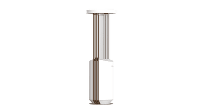 BS TORRE Korpus weiß, Accessoires kastanienbraun (RAL 4601)