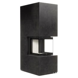 MILANO 500/500 Luftkamin aus Fokos Grafite Sinterquarz