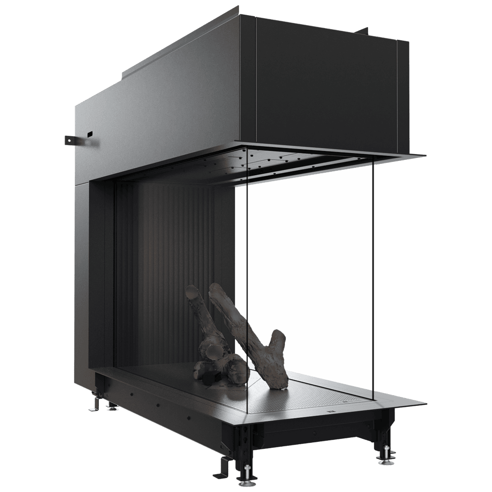 Gas fireplace BÅLSTIL LUSSO 130/75 tunnel propane 12 kW ∅ 130/200