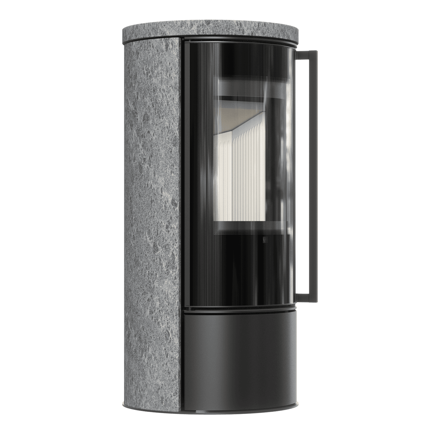 ORA Steel Freestanding Stove in Speckstein