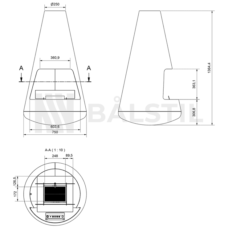BELL Automatic Biofireplace