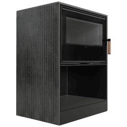 FORLI/70 in BALSTIL with black thermotec in sintered Seta Liquorice