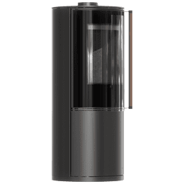 Freestanding steel stove KOZA TARGA with black lining