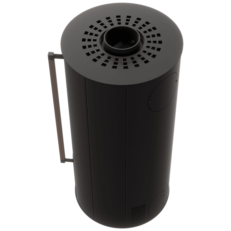 ORA freistehender Kaminofen aus Stahl