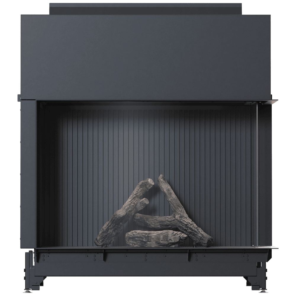 Gas fireplace BÅLSTIL LUSSO 130/75 right propane 12 kW ∅ 130/200