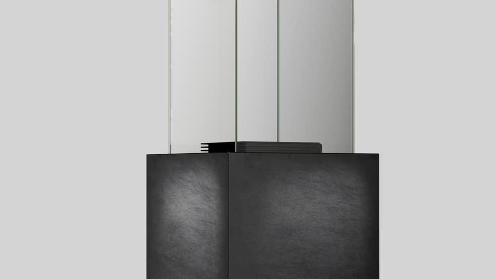 FALO Gasheizer aus Seta Liquorice Sinterquarz