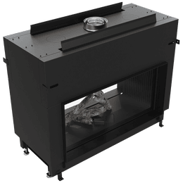 Gas fireplace BÅLSTIL LUSSO 130/55 tunnel propane 12 kW ∅ 130/200