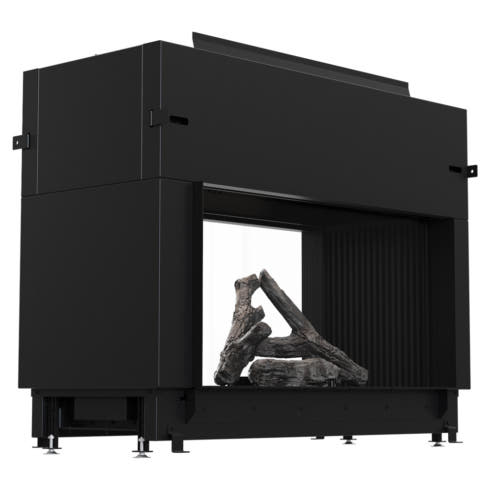 Gas fireplace BÅLSTIL LUSSO 130/55 tunnel propane butane 11 kW ∅ 130/200