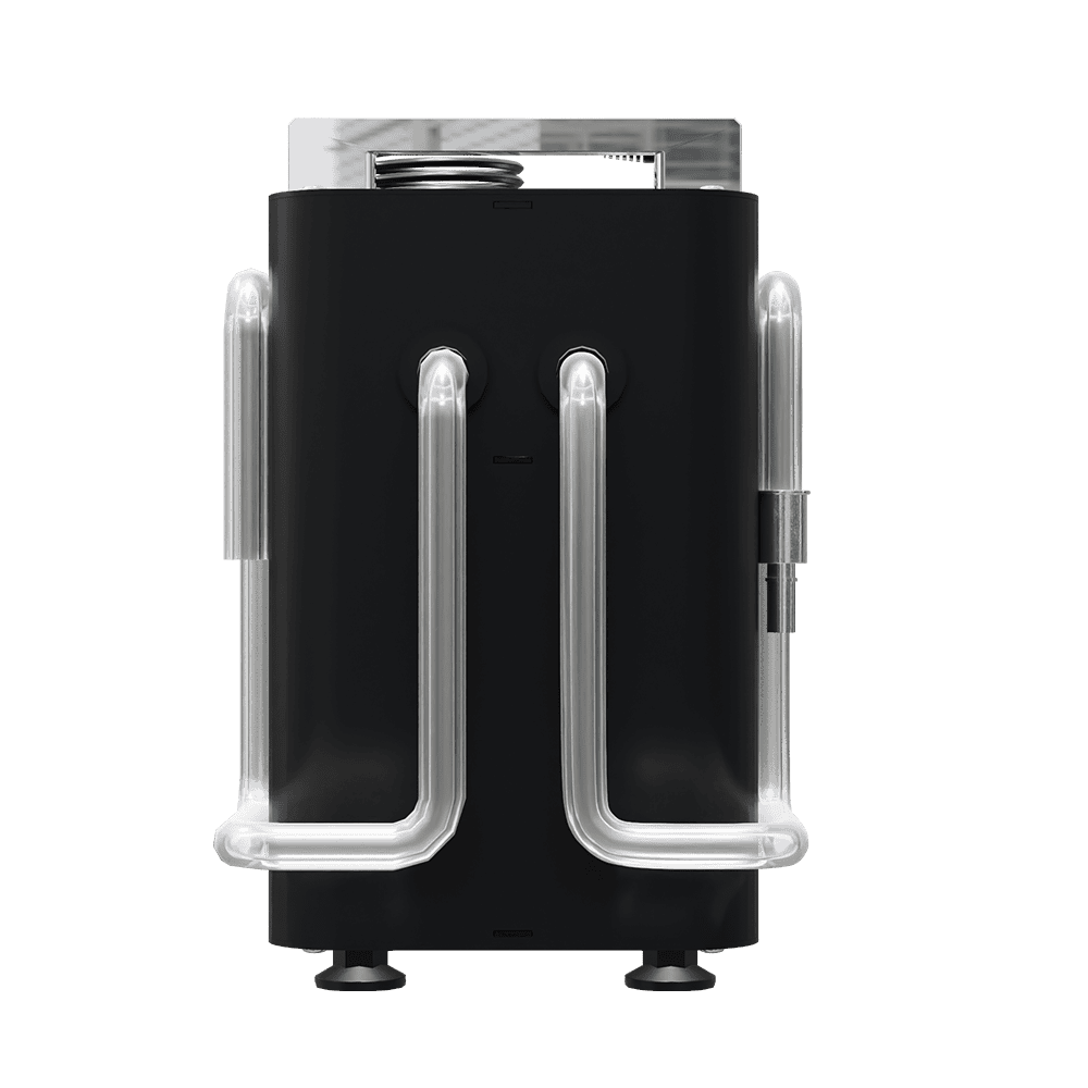 Externe Pumpe für einen automatischen Biokamin