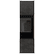Free-standing stove Modena 155, 7 kW, left, black thermotec