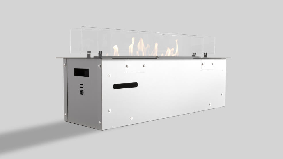 Automatischer Bioethanol-Brenneinsatz mit 700 mm Brennerlänge