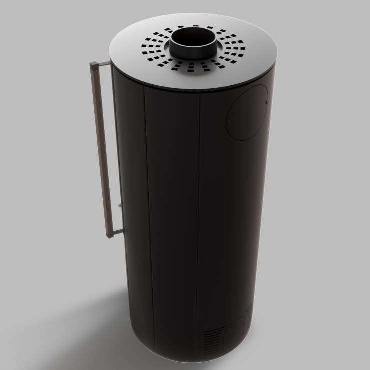 Freistehender Stahl-Kaminofen TARGA