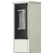 Freestanding steel stove KOZA AKNA in Ivory Glow stone