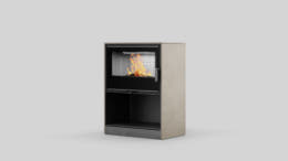 FORLI/95 Freestanding Stove in Fokos Talco Sintered Quartz