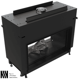 Gaskamin BÅLSTIL LUSSO 130/55 Tunnel Propan 12 kW ∅ 130/200