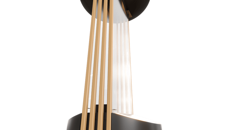 BS TORRE black body, gold-colored accessories (RAL 1036)