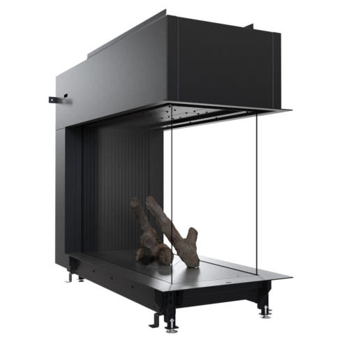 Gas fireplace BÅLSTIL LUSSO 130/75 tunnel natural gas 12,5 kW ∅ 130/200