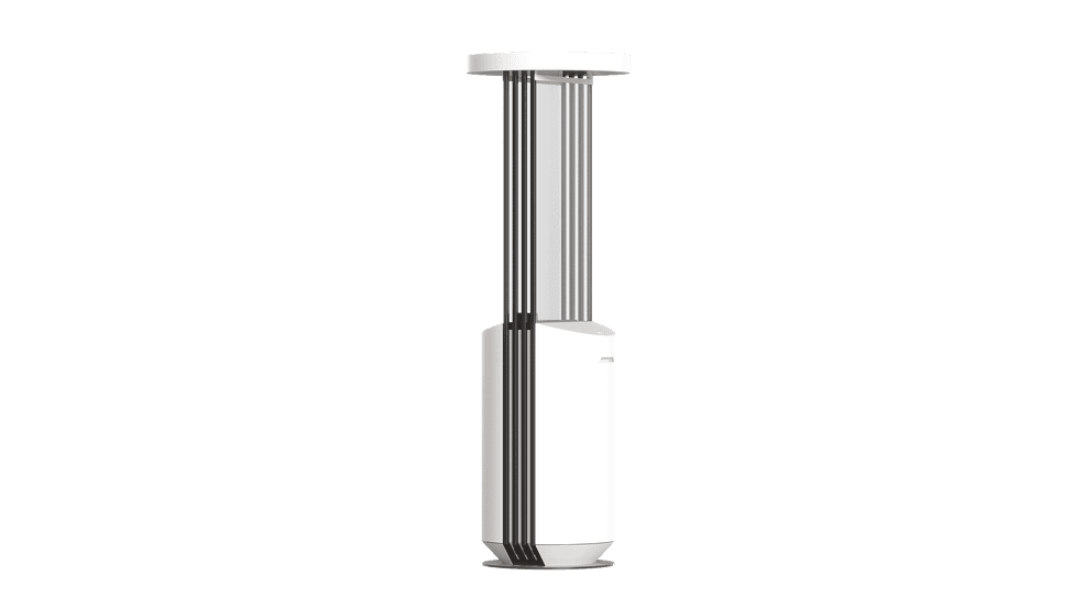 BS TORRE, weißes Gehäuse, schwarzes Zubehör