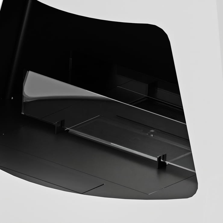 Biokominek automatyczny 2x2P dennica 750; kolor White