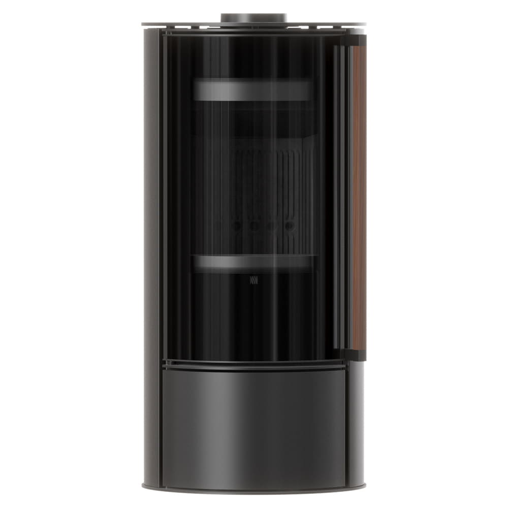 ORA Steel Freestanding Stove with Black Interior