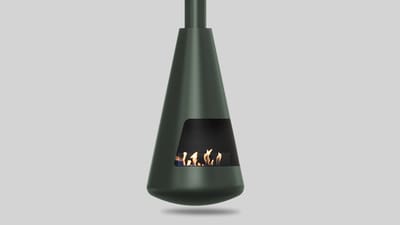 Automatic bio-fireplace 2x2P, bottom 750 mm, Rioverde color