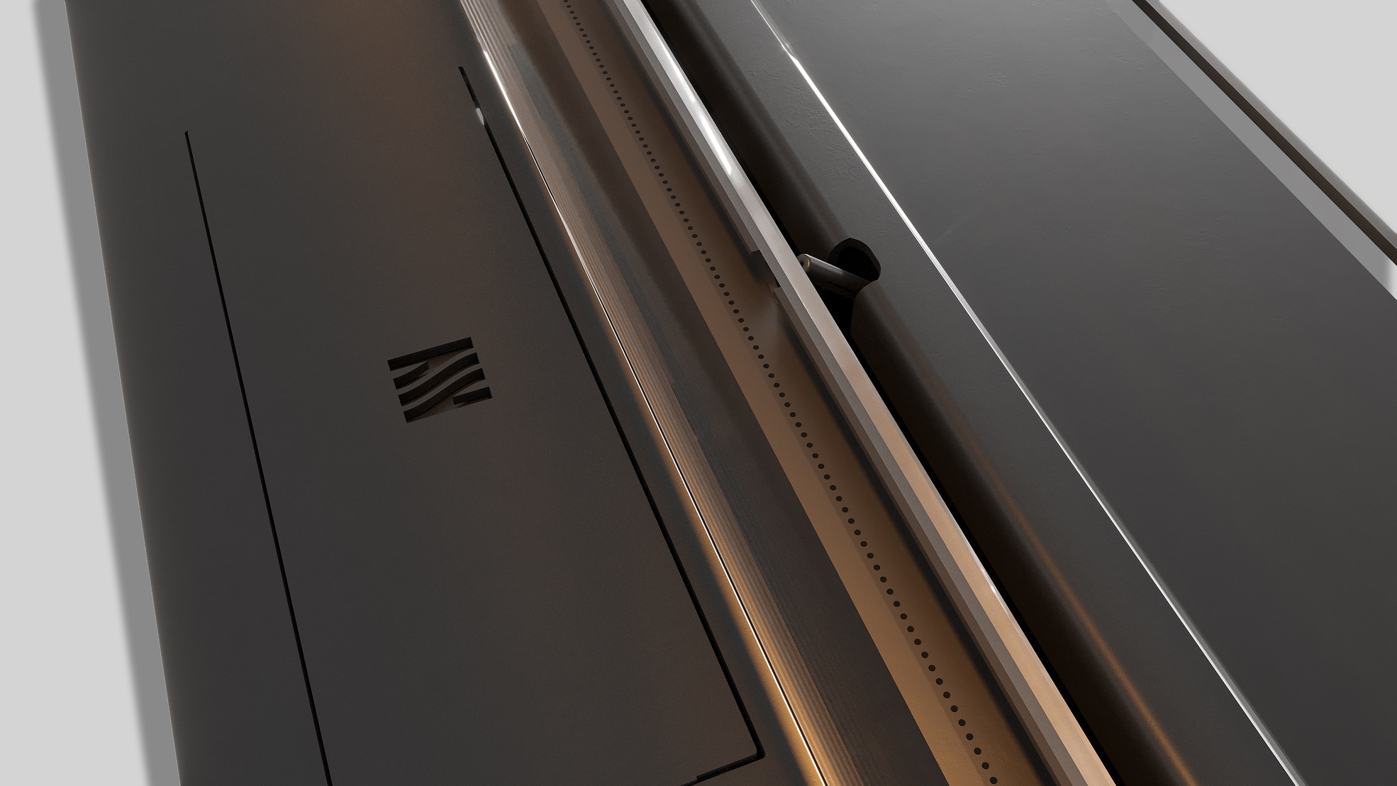 Automatischer Bioethanol-Brenneinsatz mit 700 mm Brennerlänge