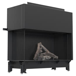 Gaskamin BÅLSTIL LUSSO 130/55 links Naturgas 12,5 kW ∅ 130/200