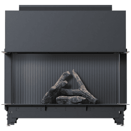 Gas fireplace BÅLSTIL LUSSO 130/55 left right propane butane 11 kW ∅ 130/200