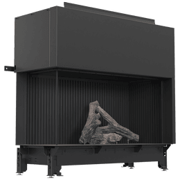 Gas fireplace BÅLSTIL LUSSO 130/55 left propane 12 kW ∅ 130/200