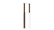 BS SIGARO v2 white body, marrone accessories (RAL 4601)