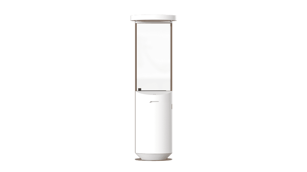 BS TORRE Korpus weiß, Accessoires kastanienbraun (RAL 4601)