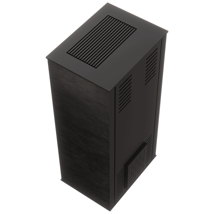 AKNA/E/A - biokominek automatyczny ze spiekiem SETA LIQUORICE