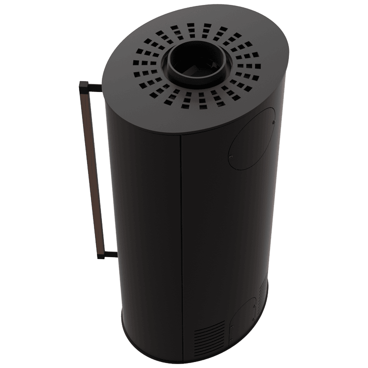 Freistehender ULV-Ofen aus Stahl