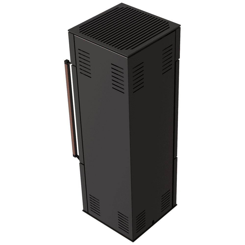 MODENA/S/L/E/A - biokominek automatyczny wolnostojący w spieku Seta Liquorice