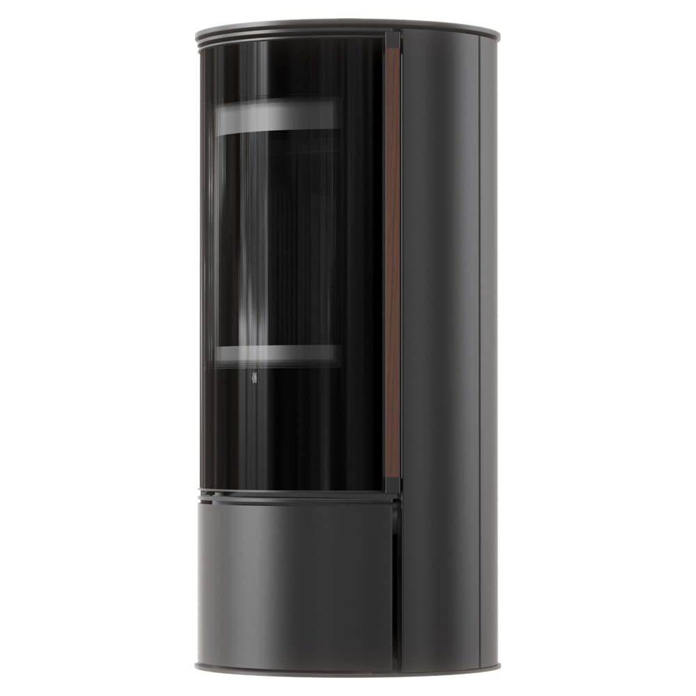 ORA Steel Freestanding Stove with Black Interior