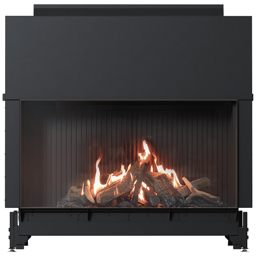 Gas fireplace BÅLSTIL LUSSO 130/55 natural gas 12,5 kW ∅ 130/200