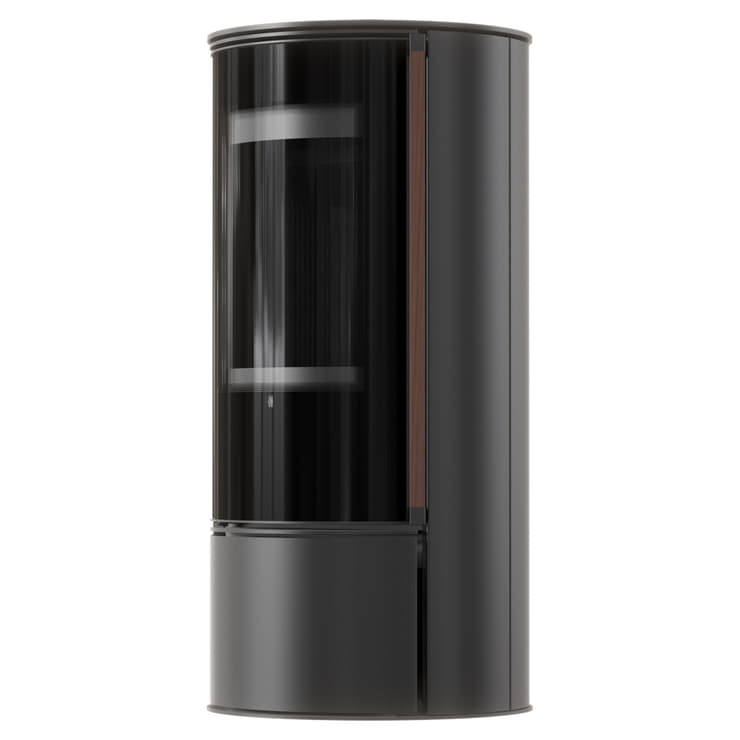 ORA Steel Freestanding Stove with Black Interior