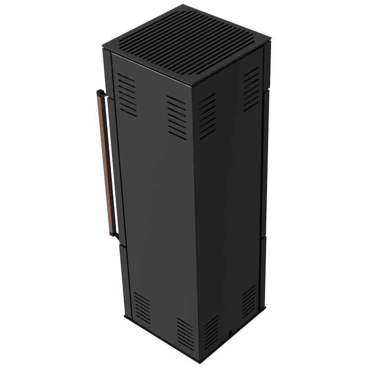 MODENA/S/L/E/A - biokominek automatyczny wolnostojący w spieku Seta Liquorice