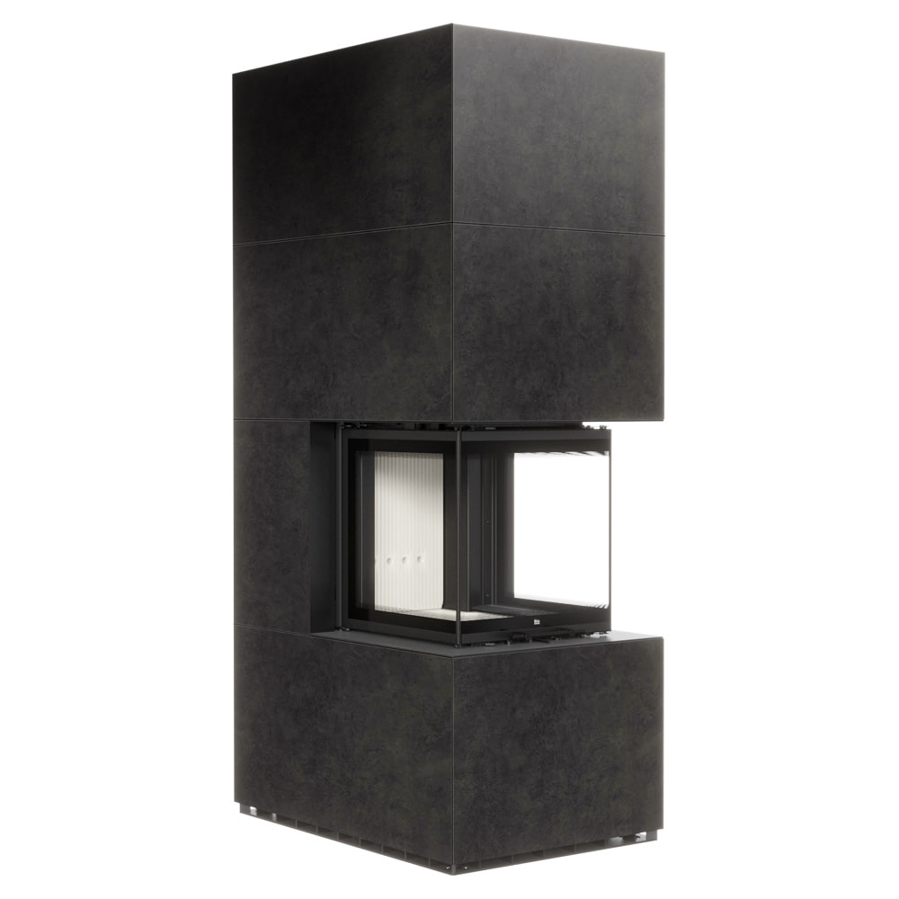 Luftkamin MILANO/500/500 Fokos Grafite