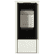 Freestanding steel stove KOZA AKNA in Ivory Glow stone