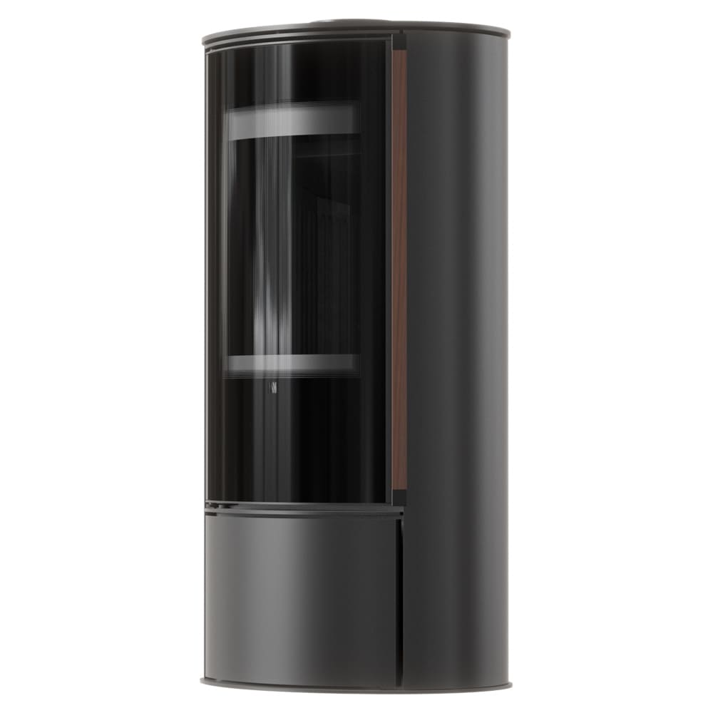 Piec wolnostojący stalowy ULV z czarnym wyłożeniem