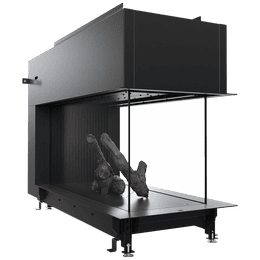 Gas fireplace BÅLSTIL LUSSO 130/55 tunnel propane butane 11 kW ∅ 130/200