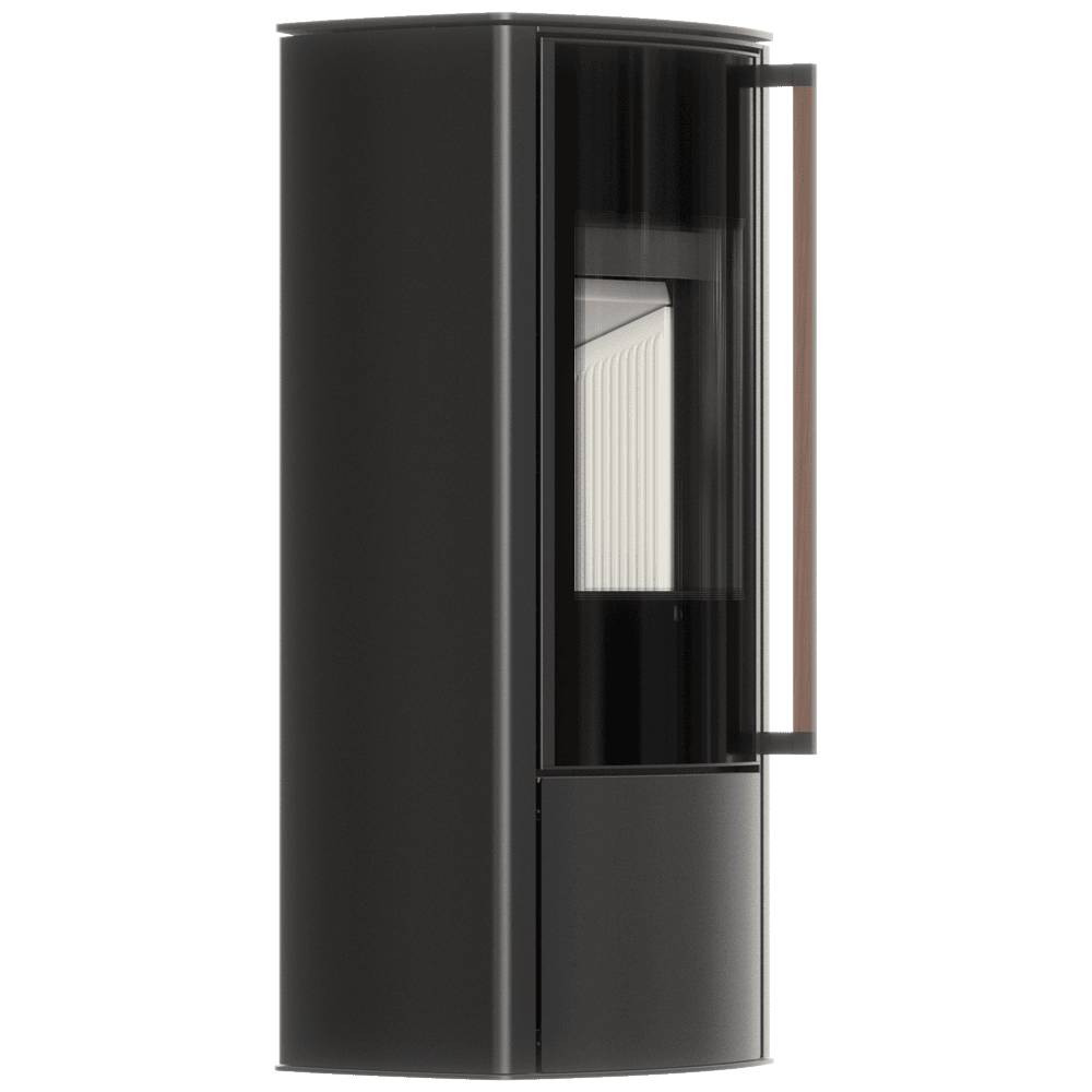 BRONN freistehender Kaminofen aus Stahl