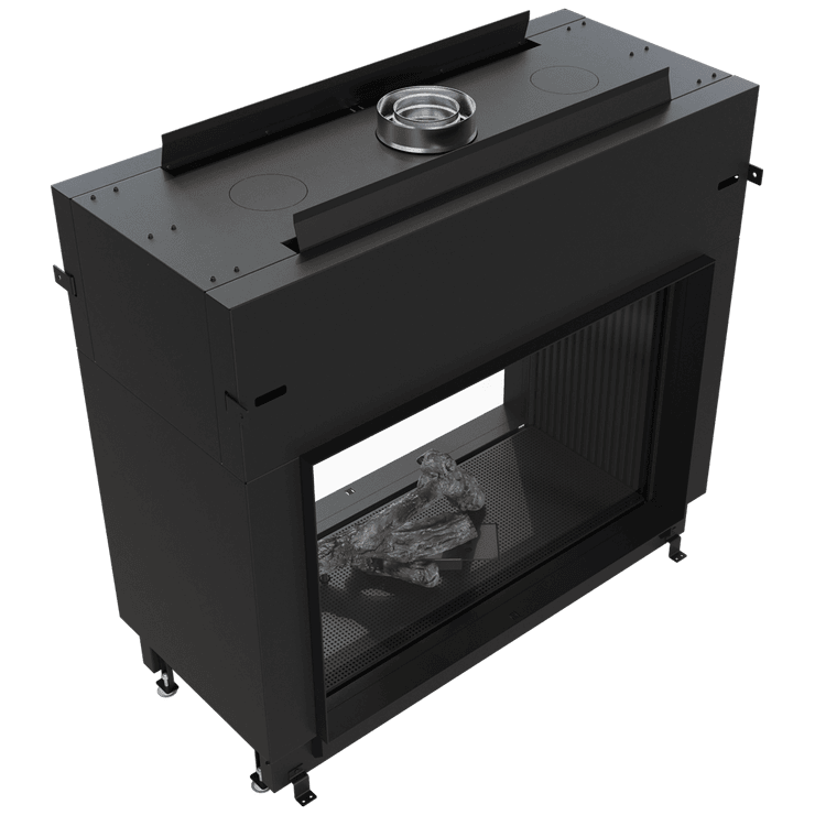 Gas fireplace BÅLSTIL LUSSO 130/55 tunnel natural gas 12,5 kW ∅ 130/200