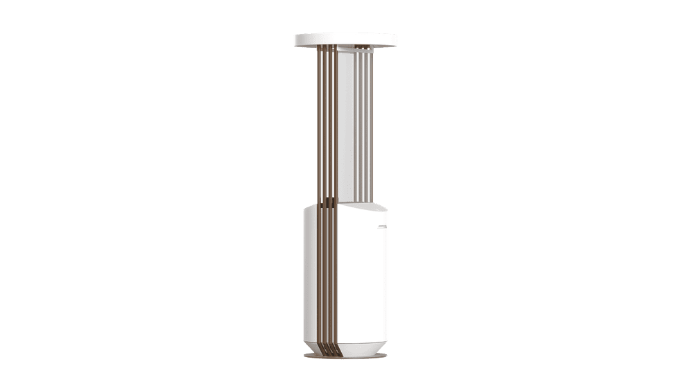 BS TORRE Korpus weiß, Accessoires kastanienbraun (RAL 4601)