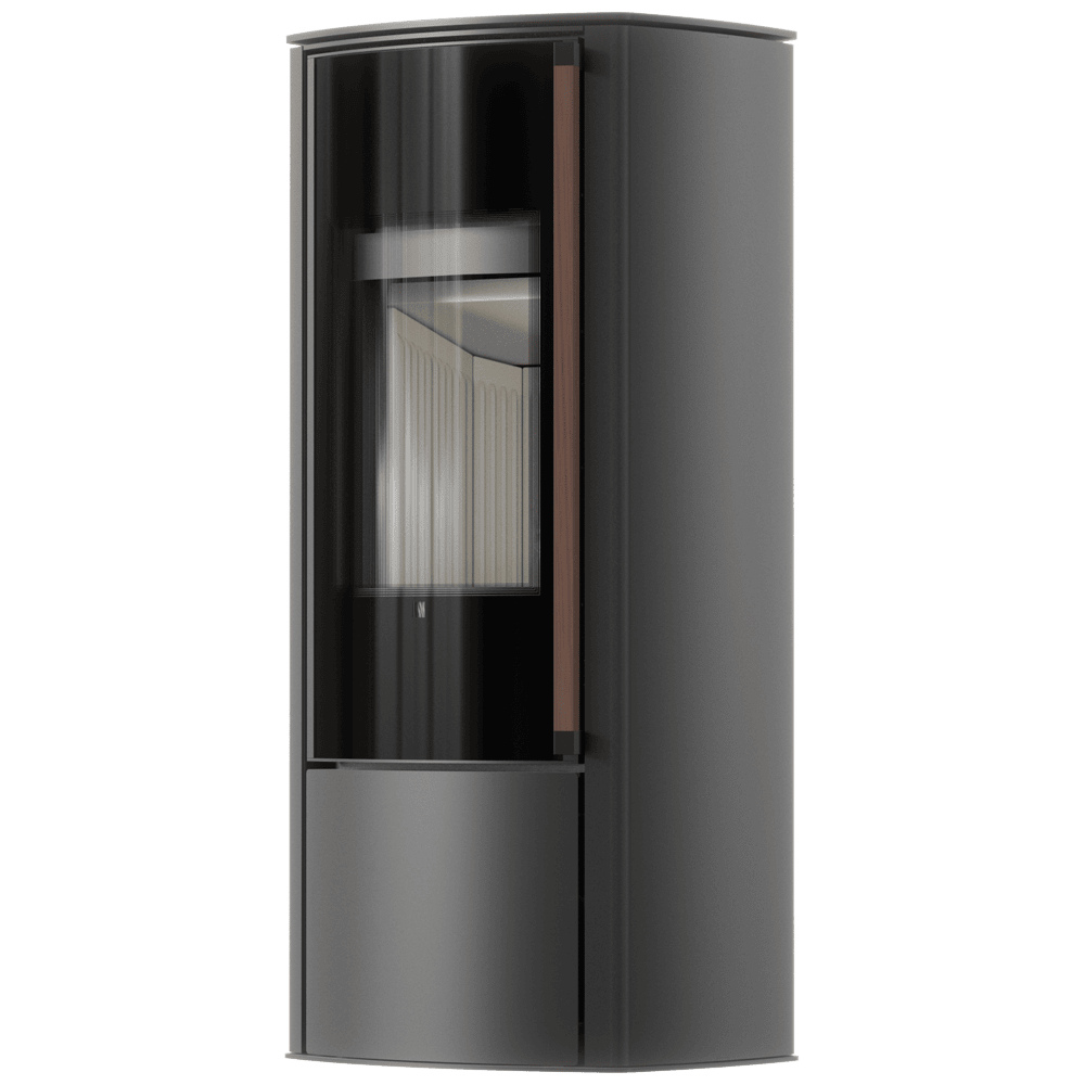 BRONN freistehender Kaminofen aus Stahl